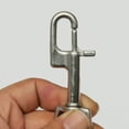 thumbnail image 3 of 2X Diving Hook Stainless Steel Double Ended Bolt Snap Hook for Scuba Diving Pet Leash Camera Strap Keychain Hammock, 3 of 6