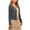 Gray Cardigans, variant on Women's Lightweight Knit Cardigan Single Button V Neck Long Sleeve Cropped Sweater Tops Open Front Summer Cover Ups Outerwear Yellow