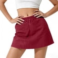 thumbnail image 5 of hotojiny Women's Tennis Golf Skirts High Waisted A-Line Skirt with Inner Shorts Summer Athletic Skorts Vintage Streetwear, 5 of 6