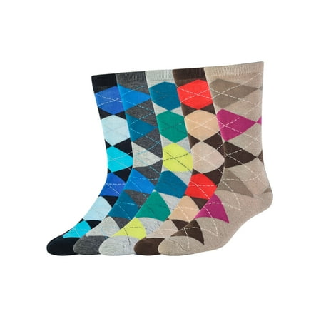 Et Tu (5 Pairs) Men's Novelty Socks Value Pack, Fun Crazy Socks For Men: Mens Dress Socks, Mens Casual Socks, Crew Socks Pack Colorful, Fun,