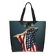 thumbnail image 1 of Easygdp American Flag Bolsas Tote para Mujer, Bolsos de Hombro para Viaje, Bolsos de Mano de Gran Capacidad para Compras y Trabajo, 1 of 8