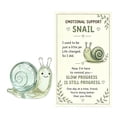 thumbnail image 2 of Emotional Support Glass Animal Gift Set, Cute Pocket Hug Desk Decor with Encouragement Card, Meaningful Animal Designs, Comfort Gift for Friends, Coworkers and Family, F, 2 of 7