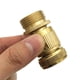 thumbnail image 4 of 1 Juego de conector rápido de latón de 3/4 ', adaptador de grifo de agua para manguera de jardín, Conector de manguera de riego de jardín, 4 of 5