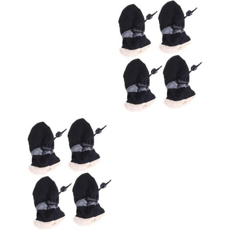 8 Pcs Shoe Sole Protector for Sneakers Winter Dog Boots Puppy Anti Slip Shoes Dog Hiking Shoes Medium Dog Protective Case Warm Boots Shoes for Dogs Boots for Dogs Dog Shoes Big Dog