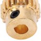 thumbnail image 3 of 4301-0006-0020 Reemplazo de engranaje de latón 20 dientes 6 mm D-Bore 0,8 MOD para robot industrial, 3 of 8