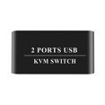 thumbnail image 2 of Conmutador Kvm Conmutador KVM HD de 2 puertos Compatible con HDMI USB 4K HD Conmutador divisor de ratón y teclado Tmvgtek Para estrenar, 2 of 3