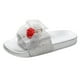 thumbnail image 2 of Moda mujer tobillo correa encaje verano diapositiva sandalias planas chanclas Shose Wmkox8yii  hj789, 2 of 6