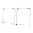 thumbnail image 2 of Banco de escritorio de 2 piezas Piernas de comedor Mesa de metal Pierna creativa de servicio de trabajo de rectángulo de servicio pesado Piernas de es, 2 of 8