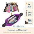 thumbnail image 2 of ComfiTime Makeup Bag - 9 Pack Small Travel Cosmetic Bag for Women and Men, Mini Makeup Pouch, Waterproof Travel Cosmetic Pouch, Multi-Purpose Nylon Zipper Toiletry Bag, 2 of 10