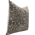 thumbnail image 2 of Fabdivine Hand Block Print Duck Canvas Decorative Pillow Covers, 18X18, Mahalaxmi, 2 of 5