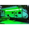 Boogey Lights Hi-Intensity LED Awning Light for RVs, Motorhomes and Campers, Multi-Color RGB LEDs on White PCB, Wireless Combo Bluetooth + RF Controller, 12vdc