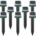 thumbnail image 2 of HeartGoods Mole Repellent Solar Powered, Waterproof Vole Chipmunk Repellent Outdoor,Ultrasonic Gopher Repellent for Lawn Garden, Mole Deterrent,Groundhog Repeller, Snake (8 Packs), 2 of 7