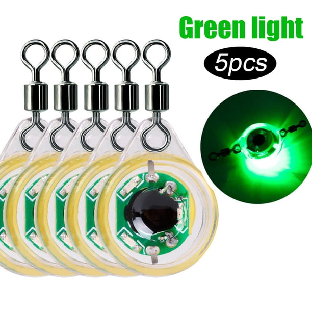 Lámpara de atracción de peces FLhrweasw 5 uds Luz LED Colorido Agua de Mar