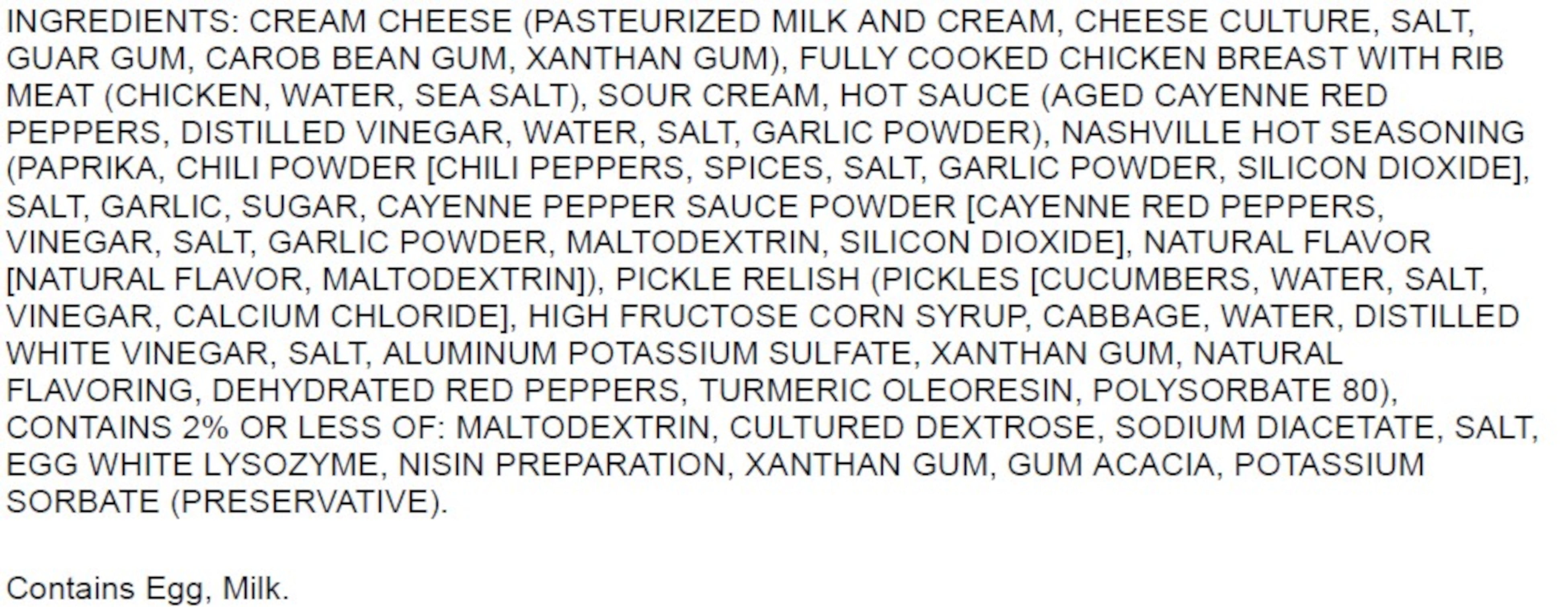 Taste of the South Nashville Hot Chicken Dip, 10 oz (Refrigerated, Tub, Spread)