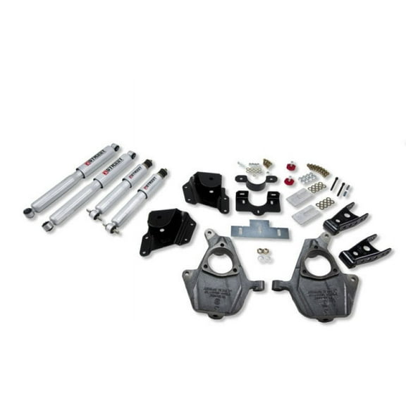 Belltech LOWERING KIT WITH SP SHOCKS Fits select: 1999-2000 CHEVROLET SILVERADO C1500, 2001 CHEVROLET SILVERADO K1500