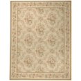 thumbnail image 1 of Due Process Stable Trading Aubusson Niort Cream & Cream Area Rug, 6 x 9 ft., 1 of 1