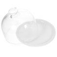 thumbnail image 2 of 1 Set Ceramic Picture With Glass Lid for Dessert Cake Food Displaying, 2 of 8