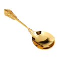 thumbnail image 2 of Cuchara para cena, cucharada, cubiertos de cocina, cuchara para sopa con relieve de Metal, cuchara para servir para fiestas, vacaciones, bodas, oro mayimx Cucharada, 2 of 9