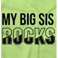 thumbnail image 2 of Big Sis Rocks Younger Little Sister Toddler Boy Girl T Shirt Infant Toddler Brisco Brands 18M, 2 of 6