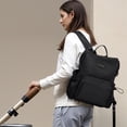 thumbnail image 4 of Mochila para pañales Miss Fong de neopreno de gran capacidad, color negro, 4 of 5
