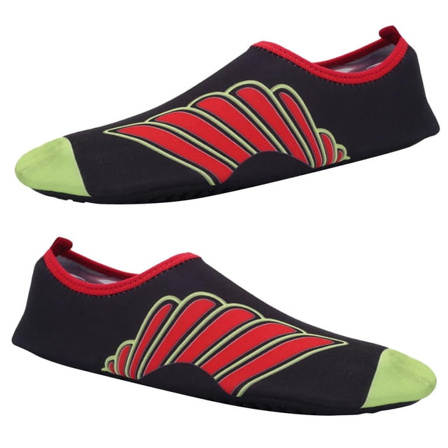 Zapatos de agua antideslizantes unisex para deportes al aire libre Playa Natación Yoga Rojo 41 42 kusrkot Zapatos de agua para actividades al aire libre