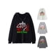 thumbnail image 5 of TRKIYQC Chaqueta de Calle para Hombres y Mujeres, Sudadera con Capucha y Cremallera con Estampado de Letras de Calavera de Estilo Gótico de Manga Larga TRKIYQC moda, 5 of 5