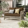 thumbnail image 6 of Kimunuk Outdoor Loveseat Cushion Set, 46" x 26" x 5" Waterproof Patio Furniture Cushions for Couch Bench Swing, Chocolate, 6 of 6
