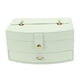 thumbnail image 2 of Caja De Joyería Para Las Mujeres, Portátil De 2 Capas De Cuero De La PU De Viaje De Joyería Caso Con Cierre Y Asa, Multifuncional De Almacenamiento De Joyería Organizador De, 2 of 7
