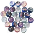 thumbnail image 2 of Muyoka 24 Uds pelotas hinchables de goma Galaxy pelotas hinchables de 32mm bolas de estrés multicolores tema espacial bolas pequeñas divertido juguete educativo para niños para fiesta de cumpleaños Muyoka Hogar, 2 of 6