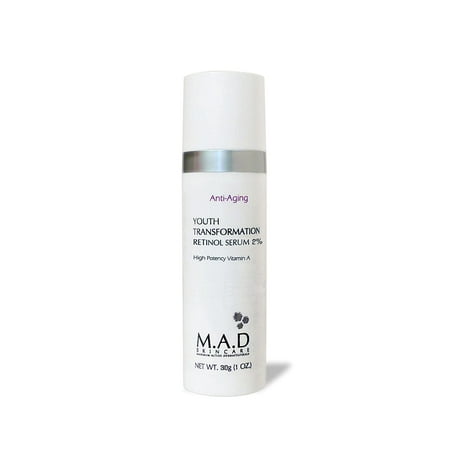 M.A.D Skincare Anti-Aging Youth Transformation Retinol Serum 2% (1 oz.)