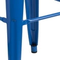 thumbnail image 5 of YEXJ Commercial Grade 30" H Backless Metal Indoor-Outdoor Barstool-Blue, 5 of 9