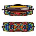 thumbnail image 2 of Fotbe Vibrant Psychedelic Eye Estuche para Lápices de Cuero con Estampado, Estuche con Cremallera Resistente, Organizador Compacto y Elegante para Papelería, 2 of 7