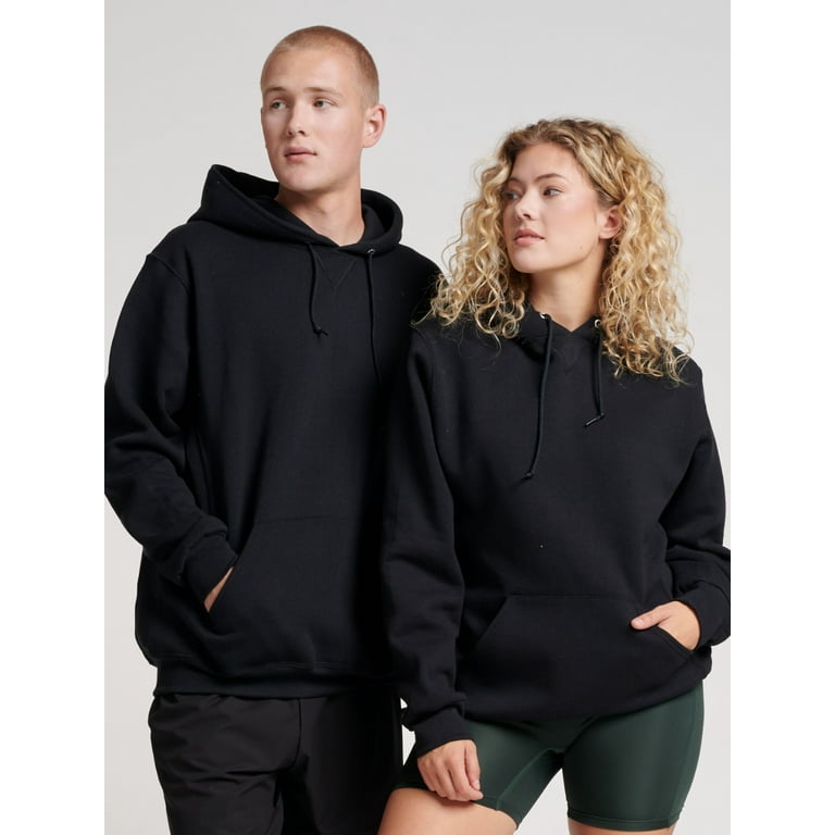 ★★ ★★ Men's Relaxed Fit Institutional Logo Lo Russell Athletic Men's Dri-Power Fleece Hoodie with Moisture