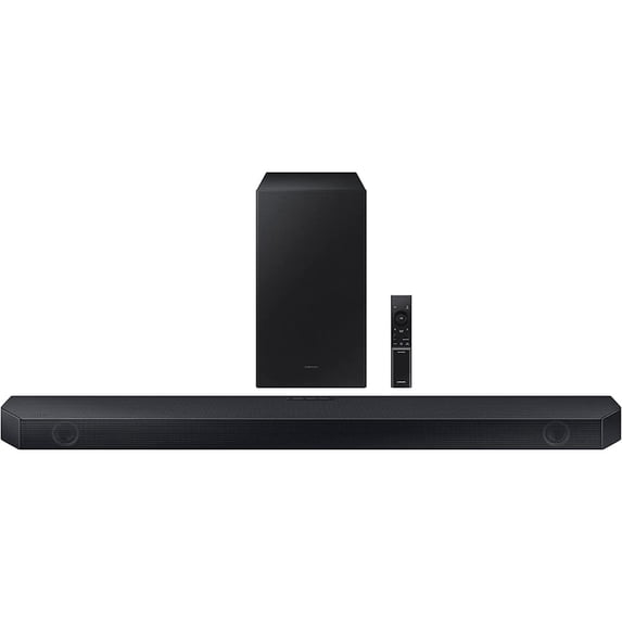 Restored Samsung 3.1.2ch Soundbar and Subwoofer with Dolby Audio (Refurbished)