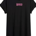 thumbnail image 3 of Wicked - Pink Logo - Women's Oversized Graphic T-Shirt, 3 of 5
