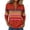 Red, variant on Winter Sweatshirt For Women Half-zip Striped Loose Long-sleeved Stand-up Collar Oversized Fleece Pullover Sweatshirt