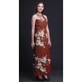 thumbnail image 3 of Bimba Bird Ladies Sleeveless Long Print Maxi Dress with Side Slits Summer Wear-Small, 3 of 6