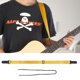 thumbnail image 4 of Correa de Guitarra Correa Acústica Bajo Ukulele Ukulele Cinturón de Nylon Cabezal de Cuero Grosco Ajustable, 4 of 7