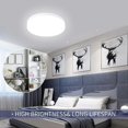 thumbnail image 2 of LED Ceiling Light, 12W 3240LM Round Ceiling Light Lamp 4500K Natural White, Waterproof Bathroom Ceiling Light, Bedroom Ceiling Light, Living Room Ceil, 2 of 5