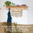 thumbnail image 4 of 1 Pc Wooden Family Birthday Reminder Calendar Board Dates Not To Be Missed Birthday Calendar Wall Hanging with 100 Tags Birthday Gifts for Father Mother 4.7x15.7inch(12x40cm) Colorful DIY, 4 of 7