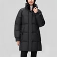 thumbnail image 7 of RYDCOT Winter Coats for Women 2024 Clearance Women's Winter Down Jacket Puffy Puffer Jacket Thickened Warm Coat with Hood Winter Outerwear Sale or Clearance, 7 of 7