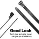 thumbnail image 4 of Sujetacables de nailon liberables-8*300 100-Negro Ofspeizc CZDZ-ST69, 4 of 7