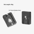 thumbnail image 4 of Camera Quick Release Plate PU50 Universal QR Plate with 1/4 inch Screw Compatible Arca-Swiss for Camera Tripod Ballhead (PU-50 2 Packs), 4 of 6