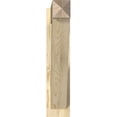 thumbnail image 2 of Ekena Millwork 6"W x 28"D x 28"H Traditional Rough Sawn Arts and Crafts Outlooker, Douglas Fir, 2 of 4