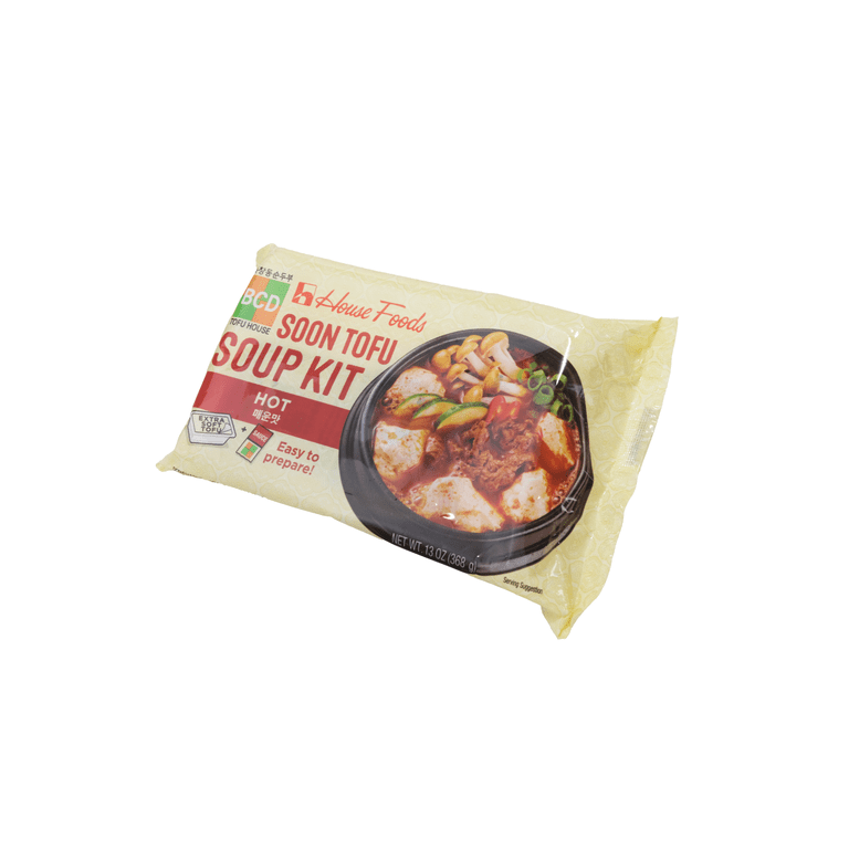 House Foods BCD Soon Tofu Kit, Spice Level Hot, Refrigerated