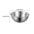 thumbnail image 3 of Stainless Steel Mixing Bowl, Kitchen Food Storage Container, Reusable Heavy Duty Green Fridge Organizer, Durable Easy Clean Seamless Design, 3 of 7