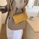 thumbnail image 4 of Bolso Bandolera Ocio Hombro Casual Axila Cuero Gamuza () Amarillo, 4 of 9