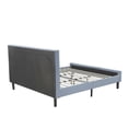 thumbnail image 5 of East West Furniture 3-piece Wood King Bedroom Set in Navy Blue/Denim Blue, 5 of 8