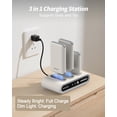 thumbnail image 3 of GOODaaa Portable Charger, 3-Pack 10000mAh Slim Power Bank Built in Cables, 3 Outputs 1 Inputs for All Mobile Devices, Charging Station Set Includes 1, 3 of 9