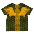 thumbnail image 2 of Halloween T-Shirt pour Tout-Petit Vert Dragon à Motif Intégral, 2 of 2